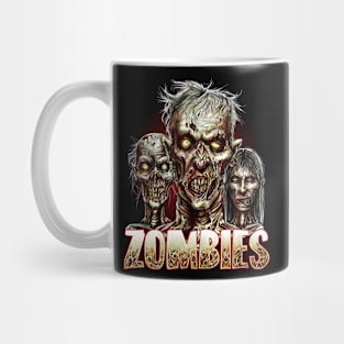 Spooky Zombies Halloween Mug